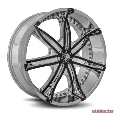 Diablo DNA Wheel 24x10 Blank 35 73.1 Chrome - DNA-241BLNK3573